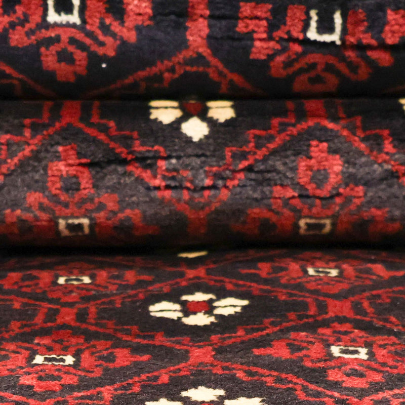 Tapis de couloir Tapis Belutsch - 198 x 103 cm - rouge foncé