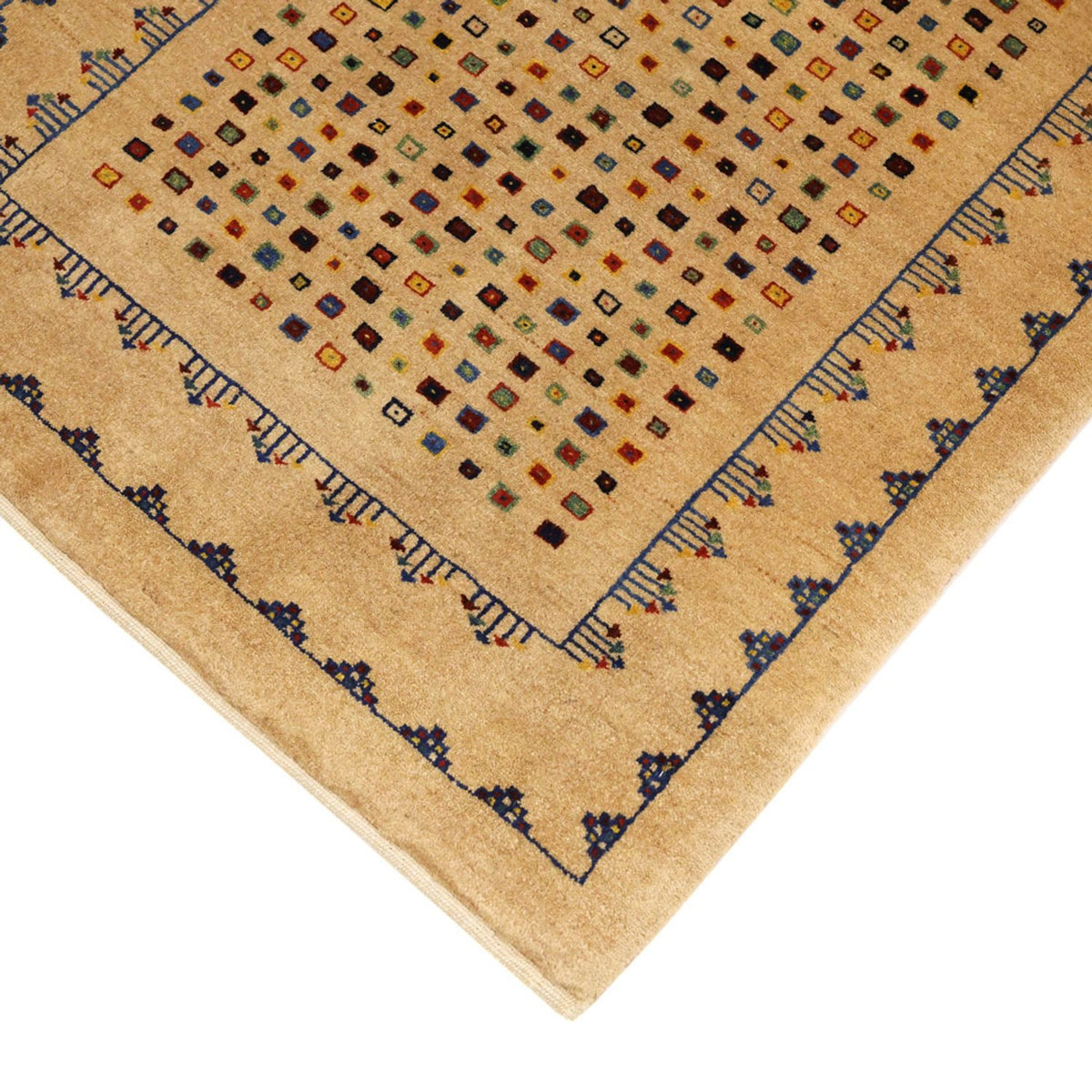 Tapis Gabbeh - Loribaft Persan - 164 x 79 cm - or