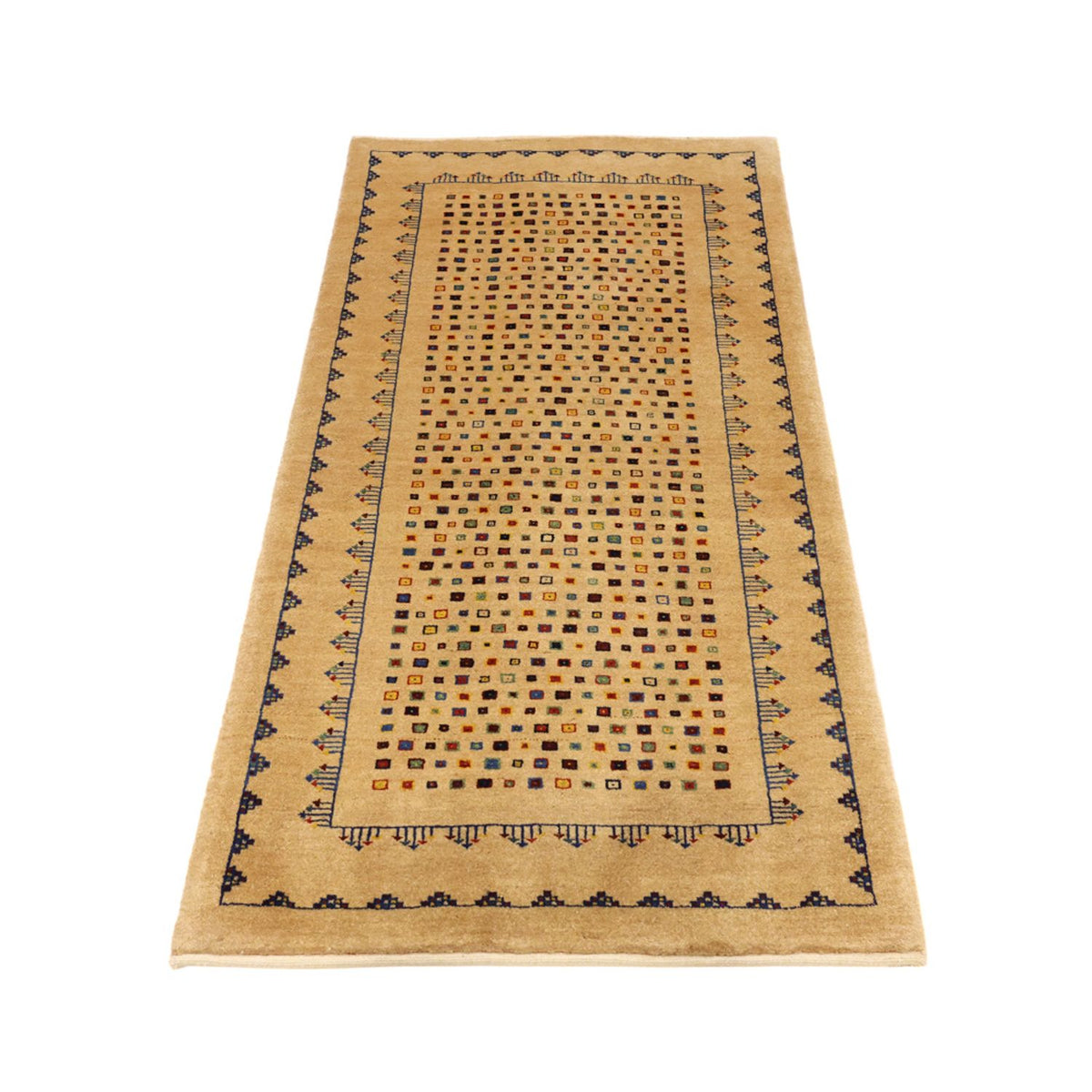Tapis Gabbeh - Loribaft Persan - 164 x 79 cm - or