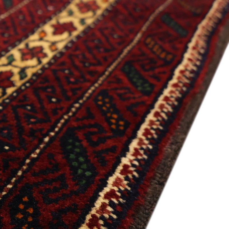 Tapis Belutsch - 210 x 115 cm - rouge foncé