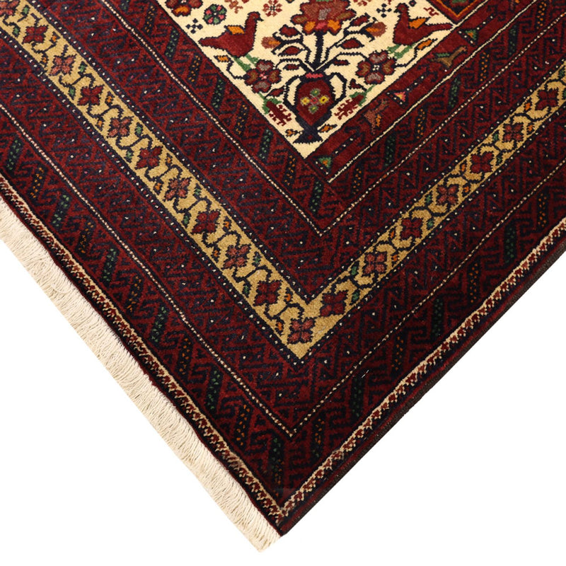 Tapis Belutsch - 210 x 115 cm - rouge foncé