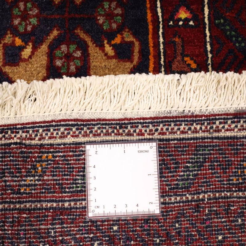 Tapis Belutsch - 210 x 115 cm - rouge foncé