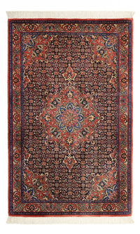 Tapis persan - Bidjar - 142 x 90 cm - rouge foncé