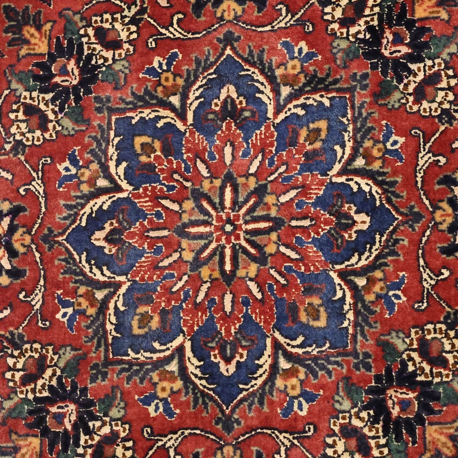 Perserteppich - Bidjar - 142 x 90 cm - dunkelrot
