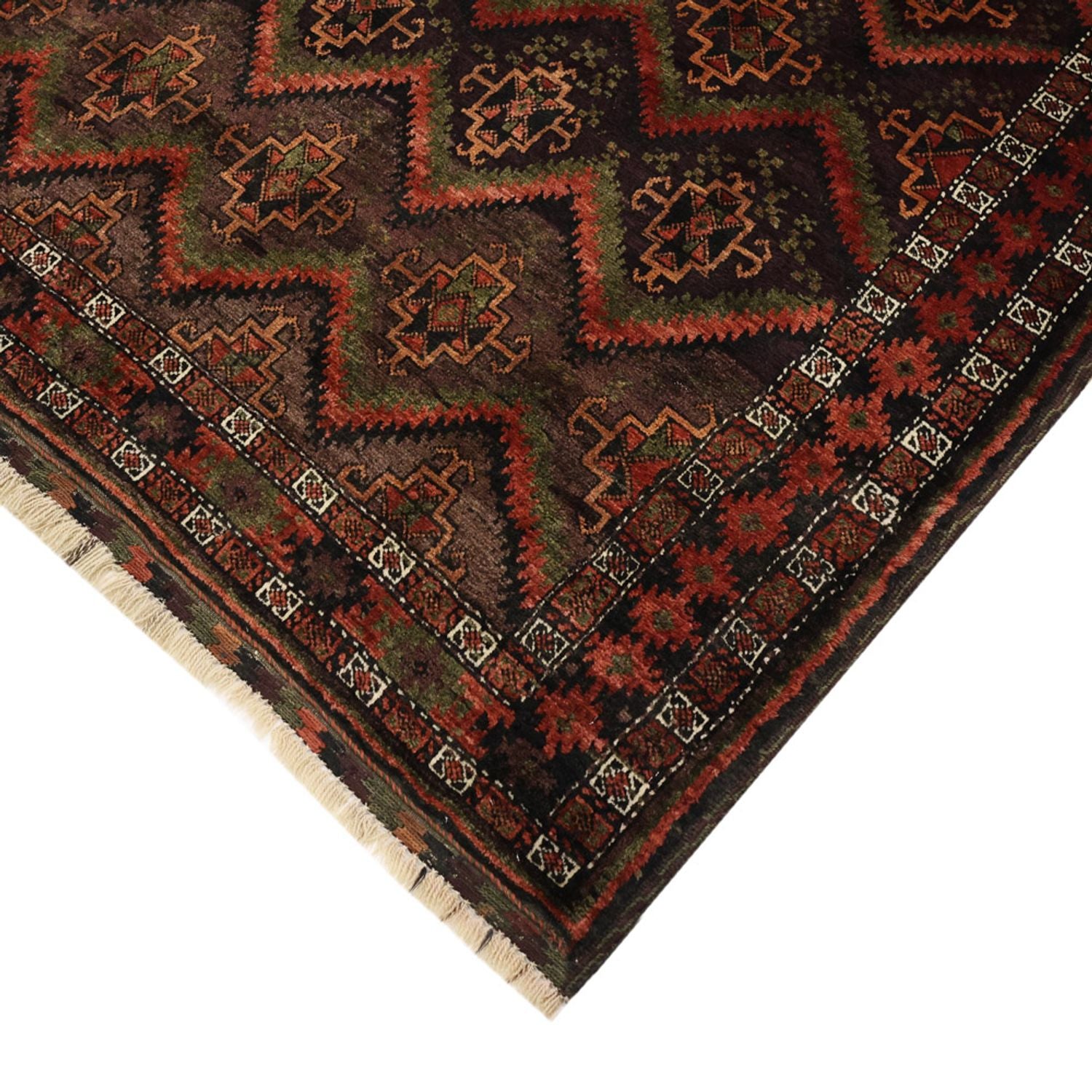 Tapis de couloir Tapis Belutsch - 294 x 141 cm - beige foncé