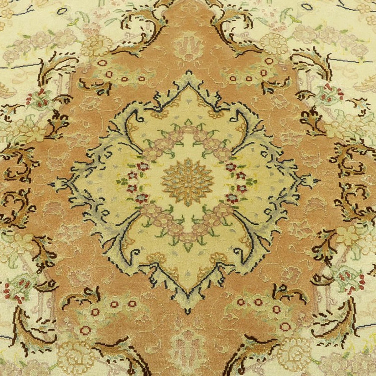 Tapis persan - Tabriz - Royal - 208 x 149 cm - beige