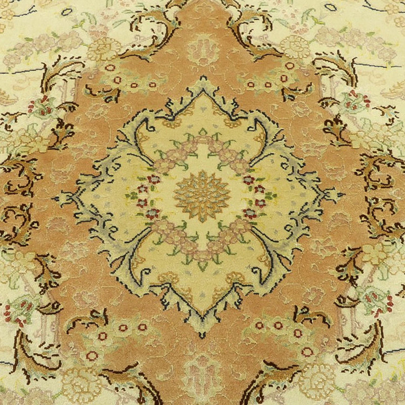 Tapis persan - Tabriz - Royal - 208 x 149 cm - beige