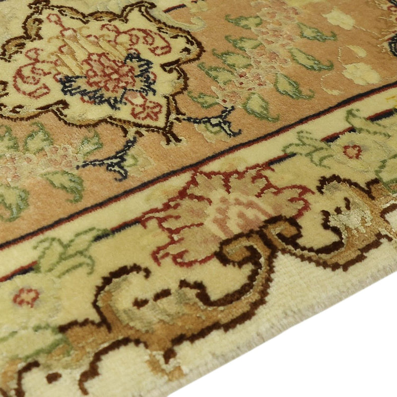 Tapis persan - Tabriz - Royal - 208 x 149 cm - beige