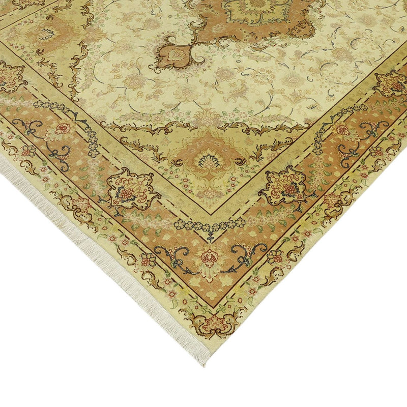 Tapis persan - Tabriz - Royal - 208 x 149 cm - beige