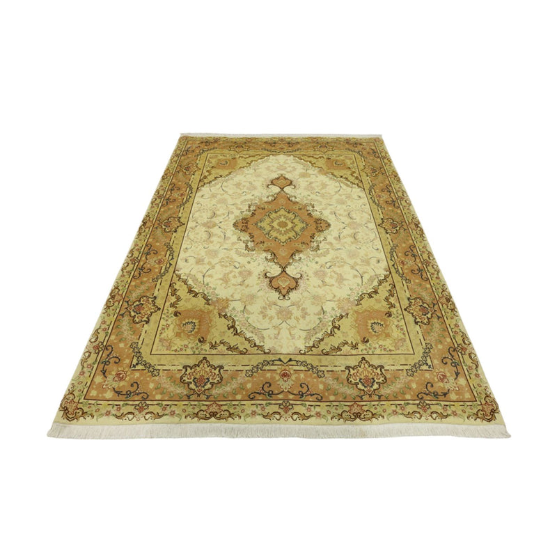 Tapis persan - Tabriz - Royal - 208 x 149 cm - beige