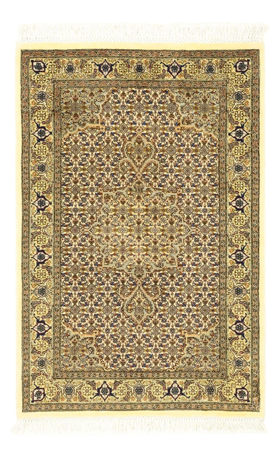 Tapis persan - Tabriz - Royal - 92 x 60 cm - vert olive