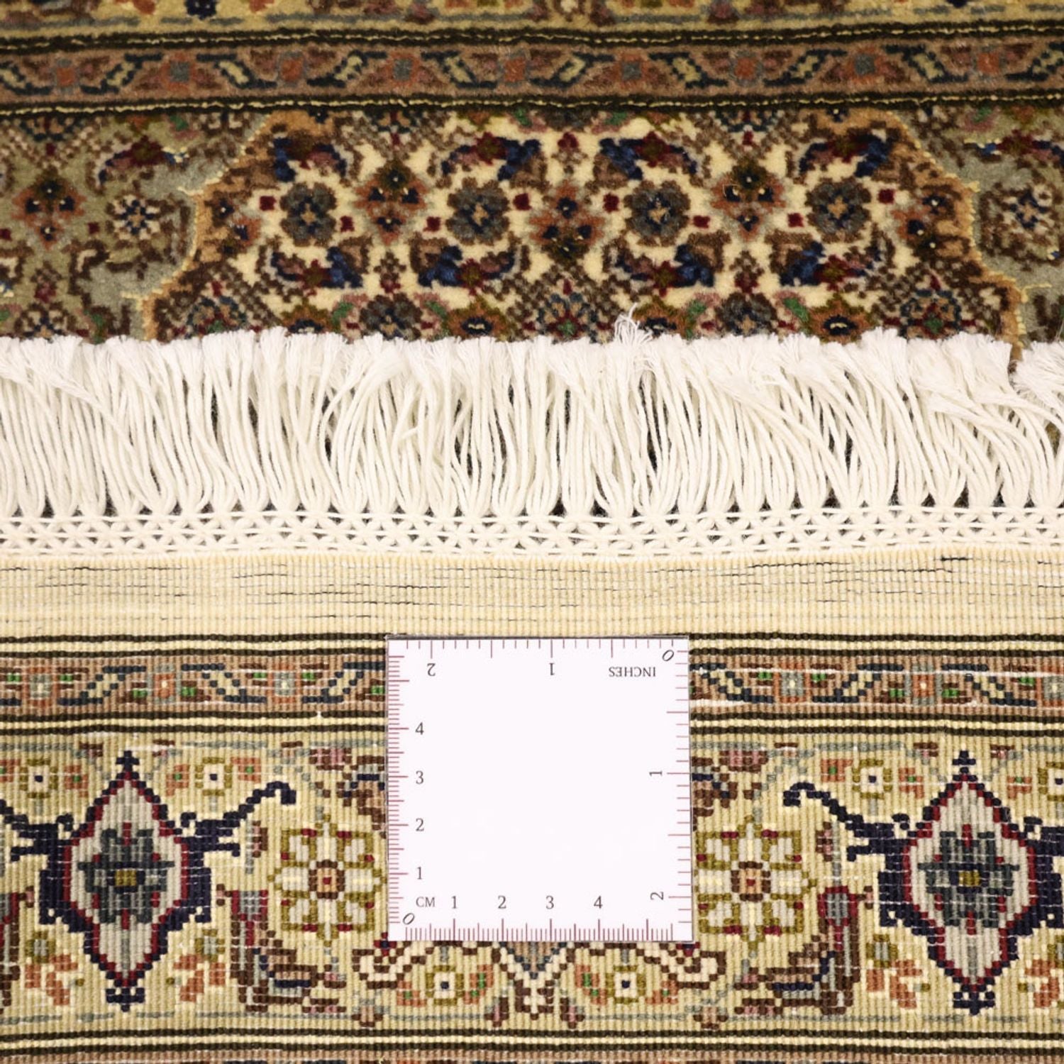 Tapis persan - Tabriz - Royal - 92 x 60 cm - vert olive