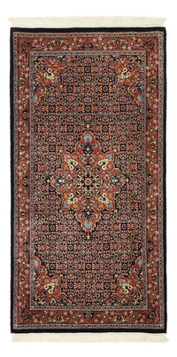Tapis persan - Bidjar - 144 x 75 cm - rouge foncé