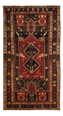 Tapis persan - Nomadic - 285 x 150 cm - rouge foncé