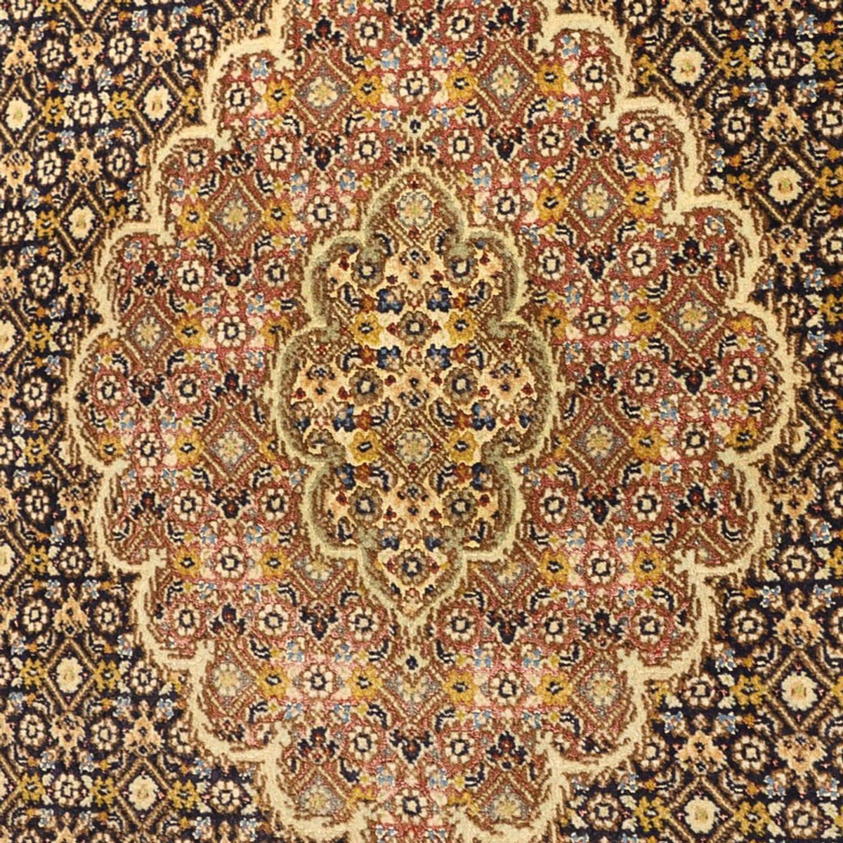 Tapis persan - Tabriz - Royal - 148 x 100 cm - bleu foncé
