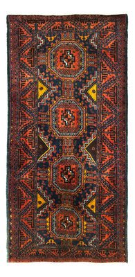 Tapis de couloir Tapis Belutsch - 198 x 98 cm - rouge foncé