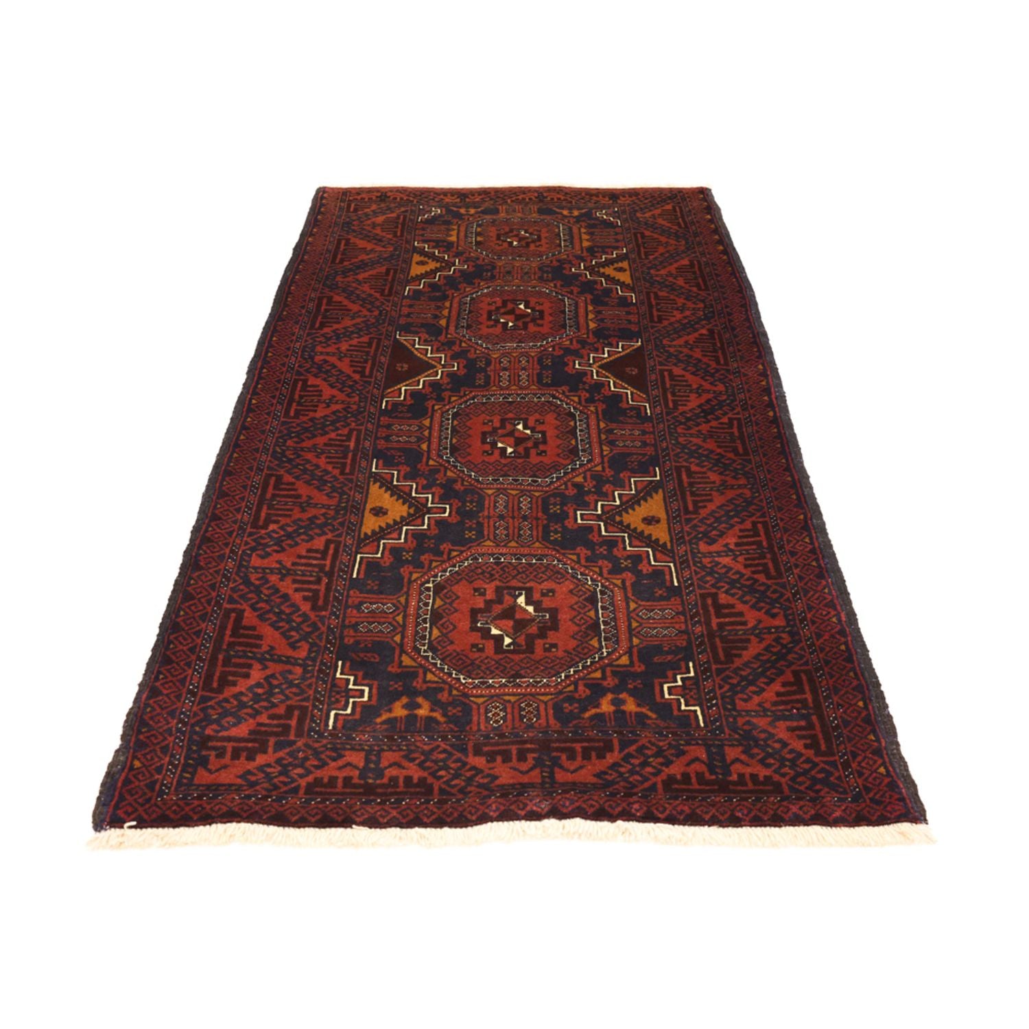Tapis de couloir Tapis Belutsch - 198 x 98 cm - rouge foncé