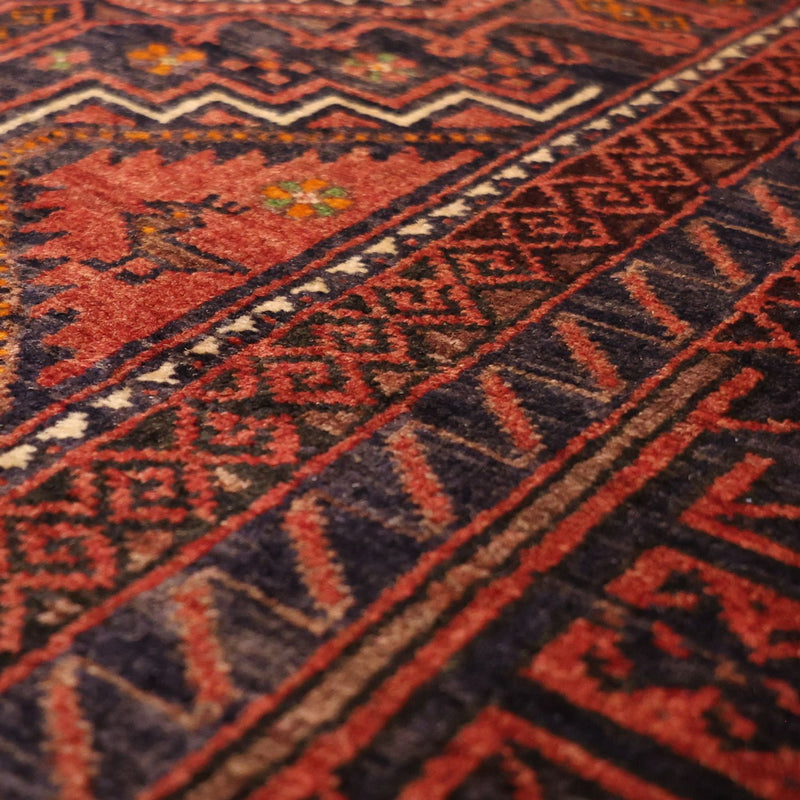 Tapis de couloir Tapis Belutsch - 194 x 98 cm - rouge foncé