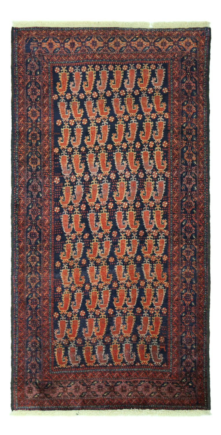 Tapis de couloir Tapis Belutsch - 194 x 100 cm - rouge foncé