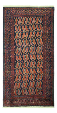 Tapis de couloir Tapis Belutsch - 194 x 100 cm - rouge foncé