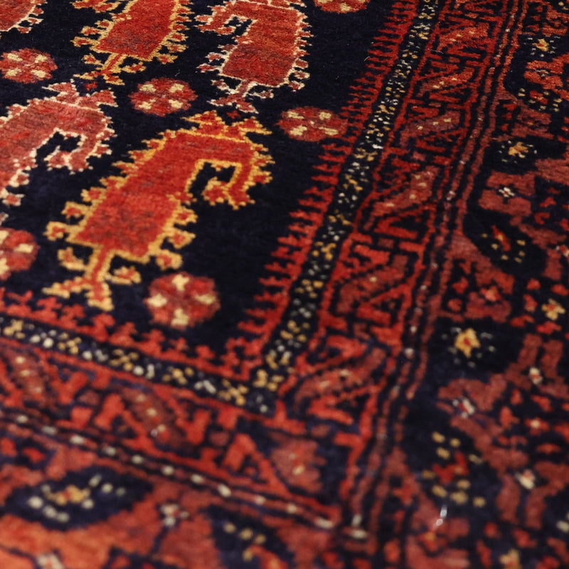 Tapis de couloir Tapis Belutsch - 194 x 100 cm - rouge foncé