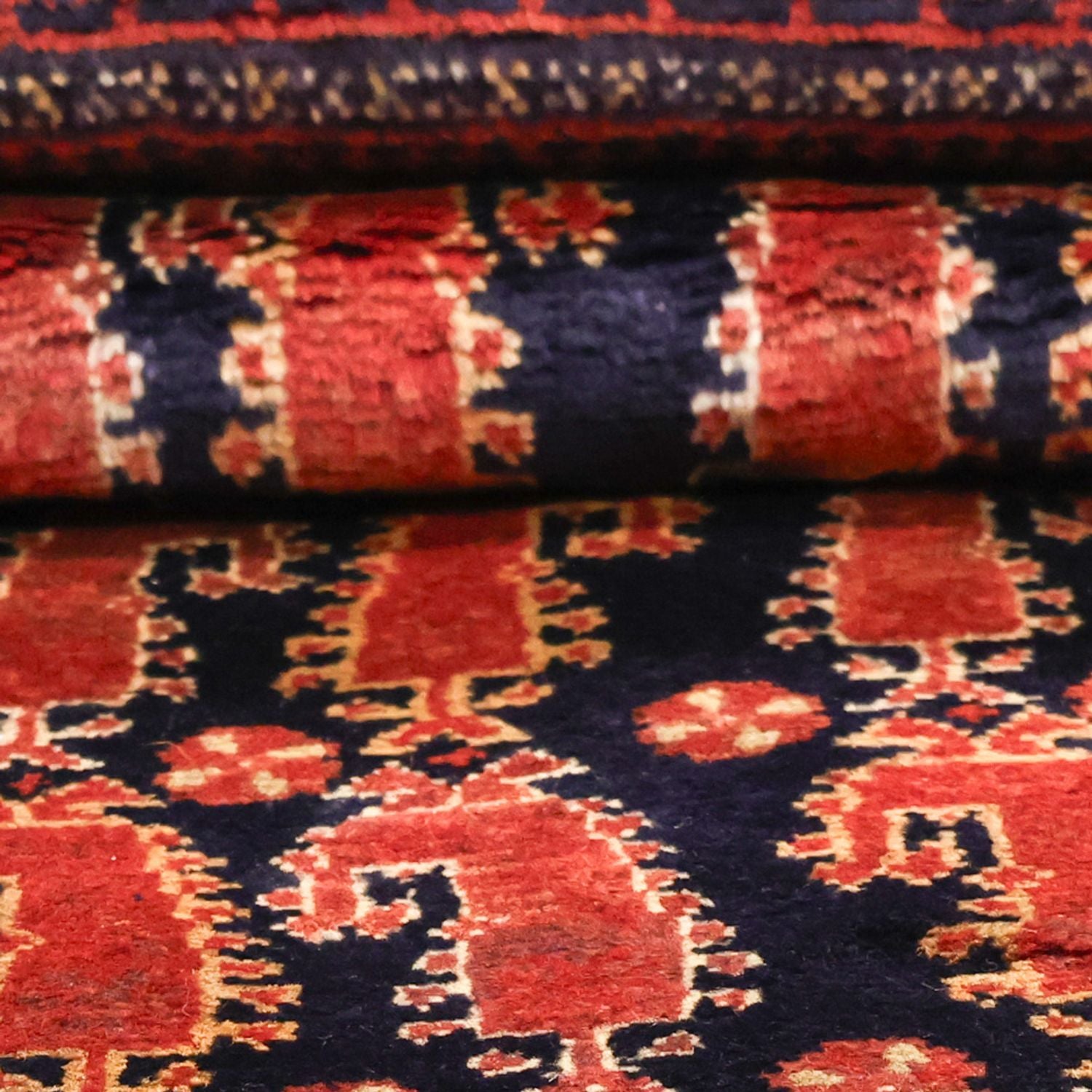 Tapis de couloir Tapis Belutsch - 194 x 100 cm - rouge foncé
