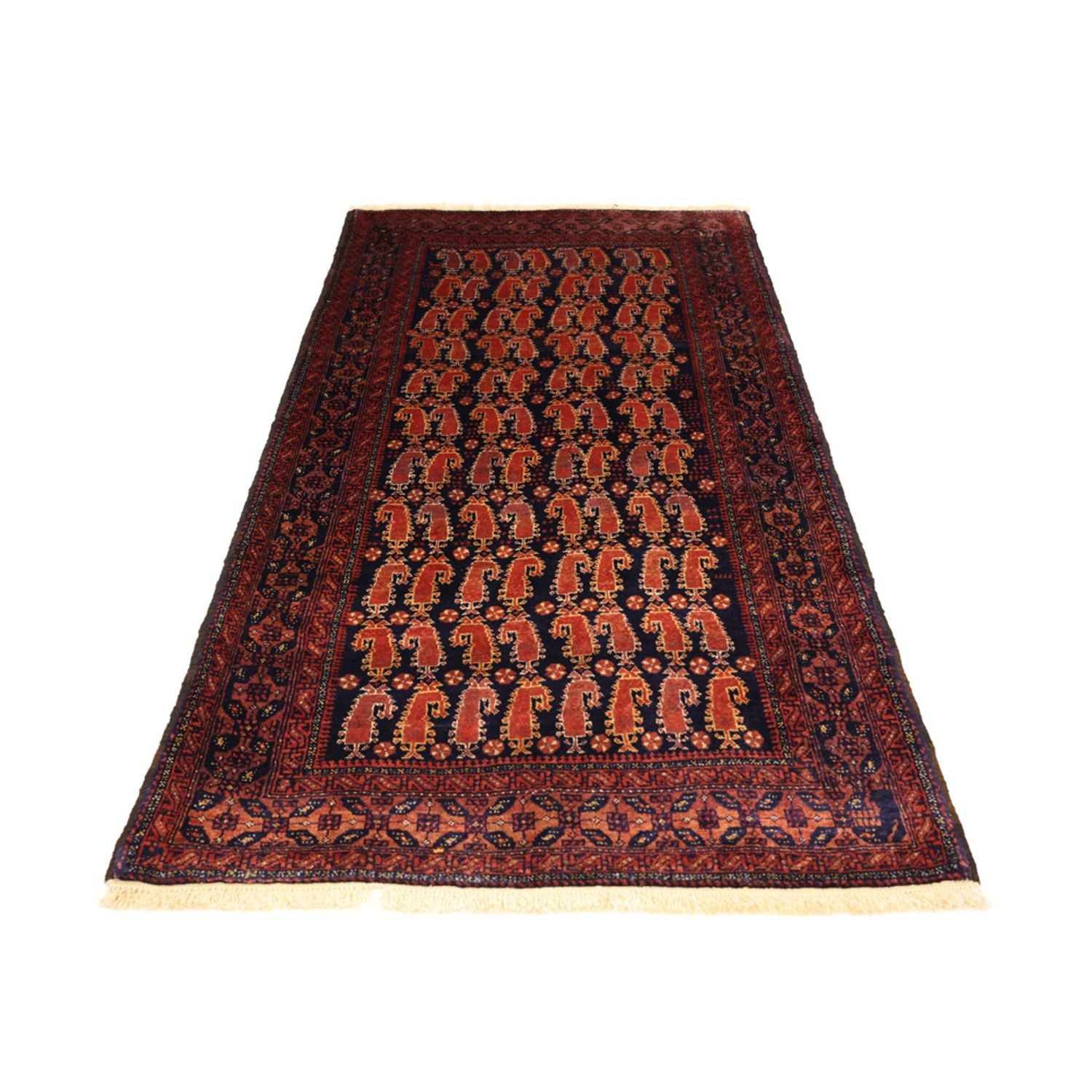 Tapis de couloir Tapis Belutsch - 194 x 100 cm - rouge foncé
