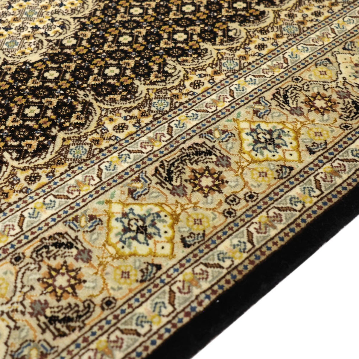 Tapis persan - Tabriz - Royal - 148 x 100 cm - vert olive