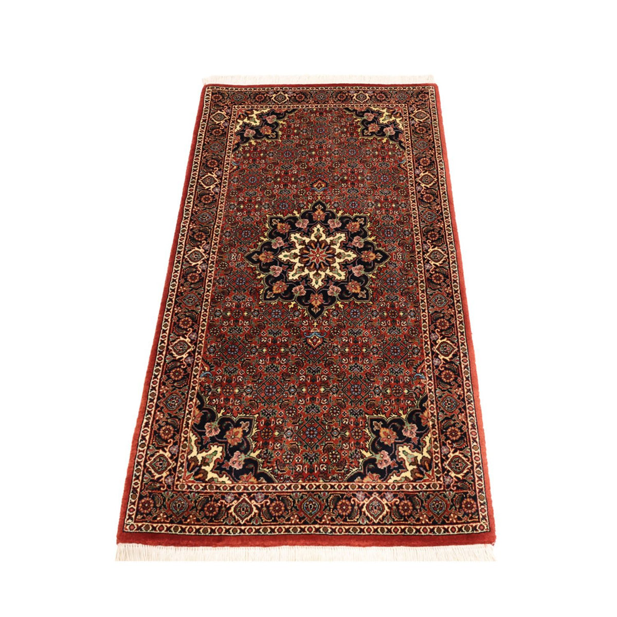 Tapis persan - Bidjar - 137 x 69 cm - rouille