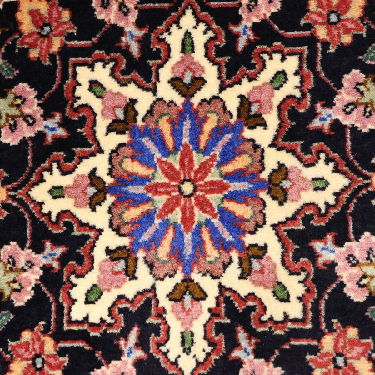 Tapis persan - Bidjar - 144 x 73 cm - rouge foncé