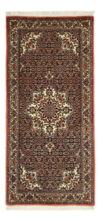 Tapis persan - Bidjar - Royal - 149 x 69 cm - rouge foncé