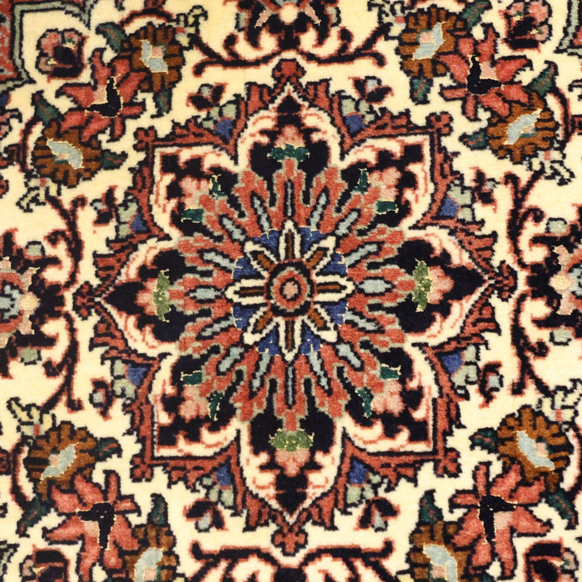 Tapis persan - Bidjar - Royal - 149 x 69 cm - rouge foncé