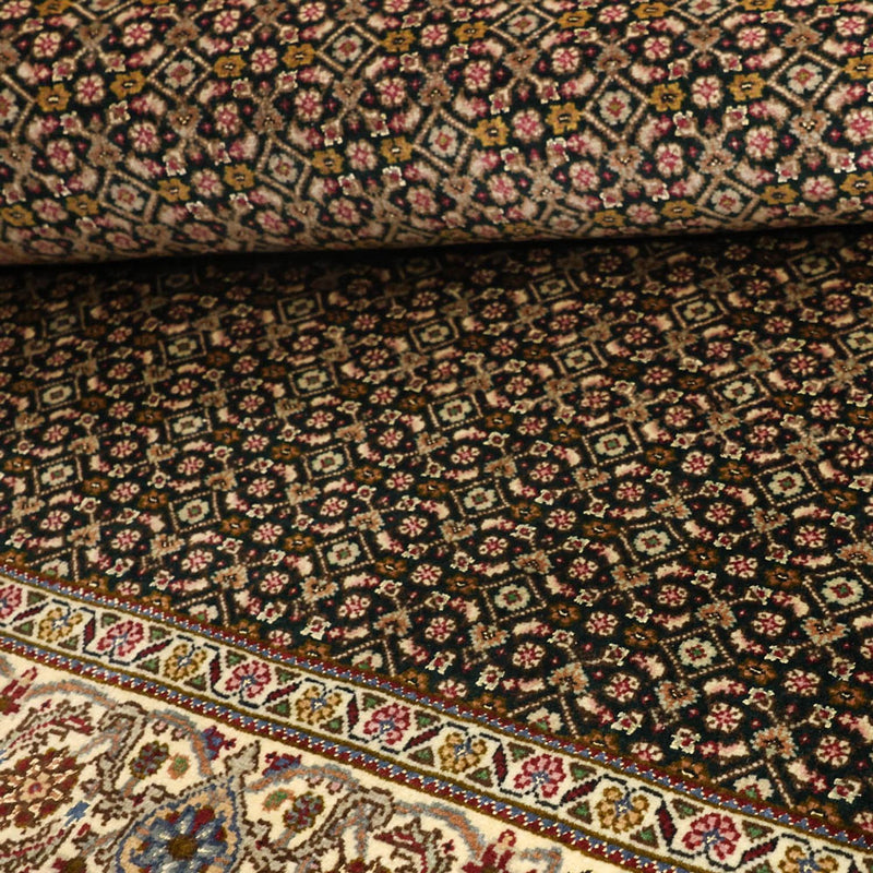 Tapis persan - Tabriz - Royal - 144 x 106 cm - vert olive
