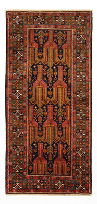 Tapis de couloir Tapis Belutsch - 237 x 113 cm - terracotta