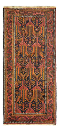 Tapis de couloir Tapis Belutsch - 249 x 113 cm - bleu foncé