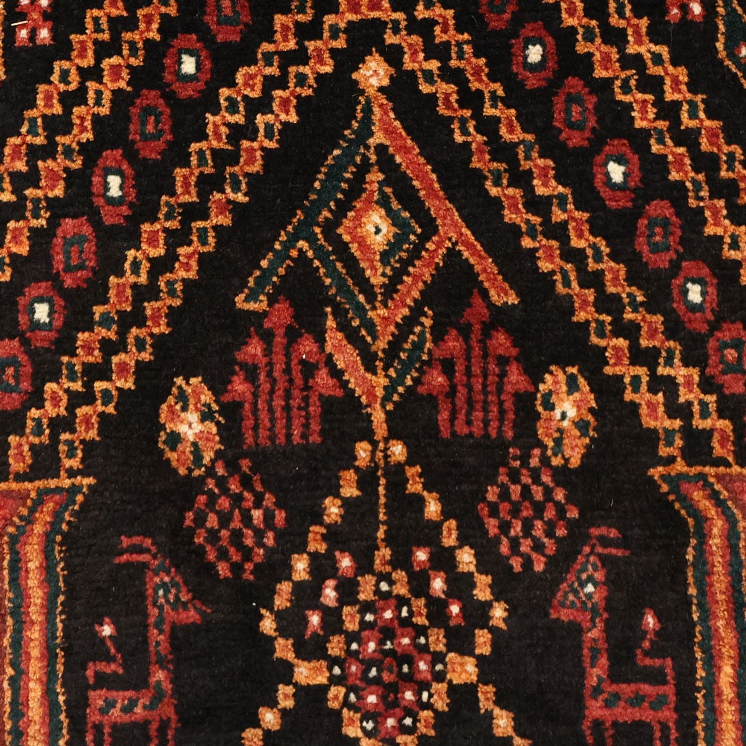 Tapis Belutsch - 219 x 119 cm - rouge foncé