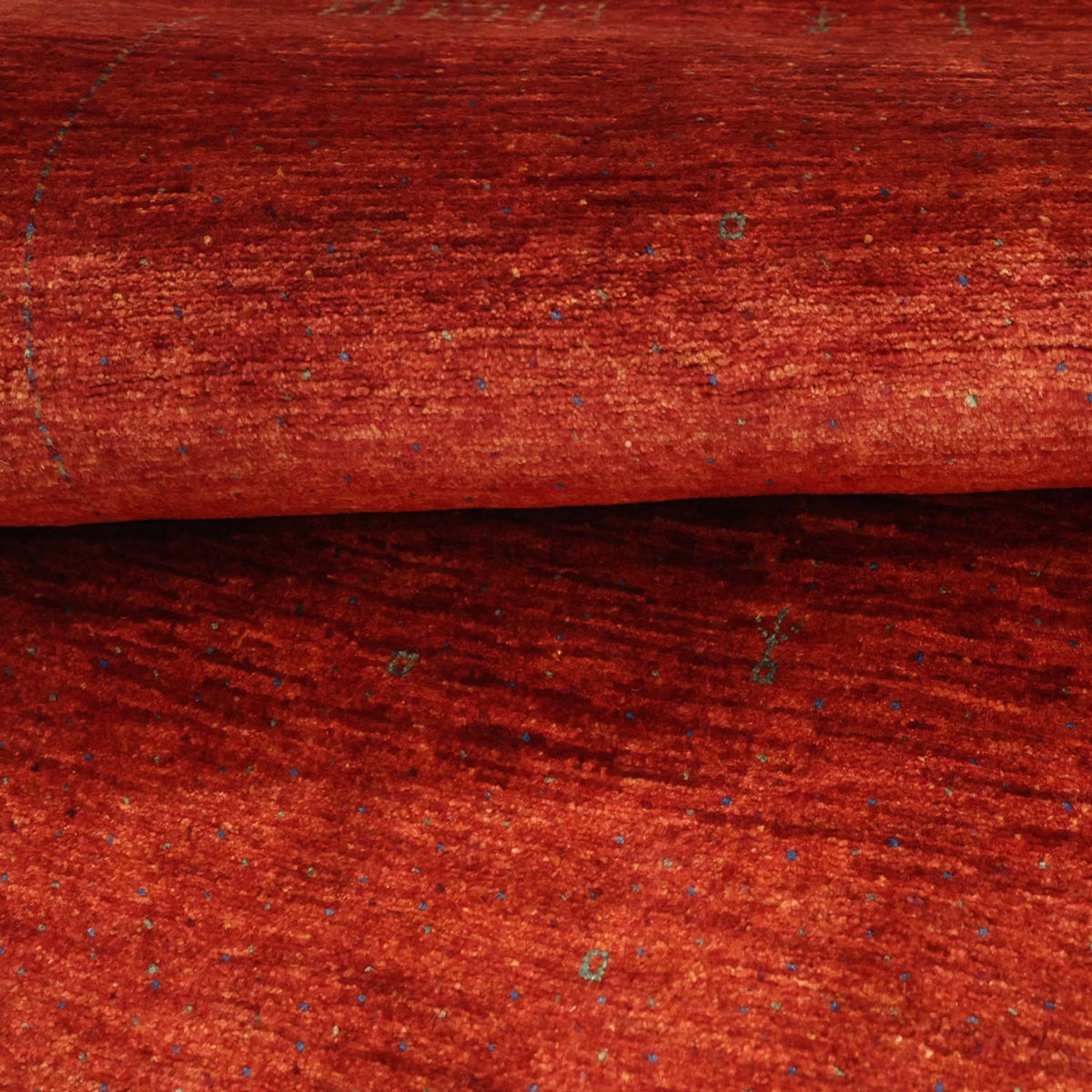 Tapis Gabbeh - Persan Kashkuli - 127 x 78 cm - orange