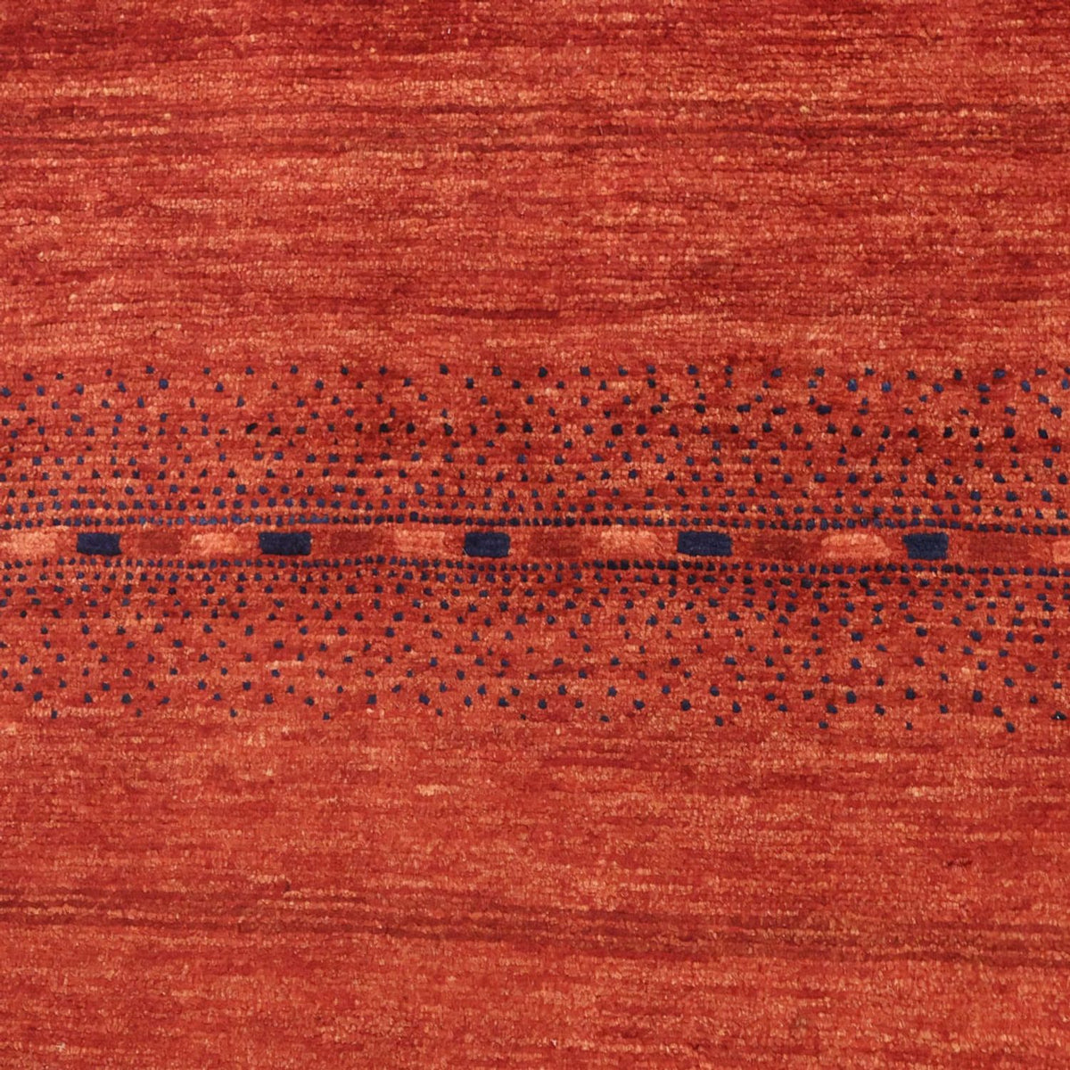 Tapis Gabbeh - Persan Kashkuli - 119 x 96 cm - rouge foncé