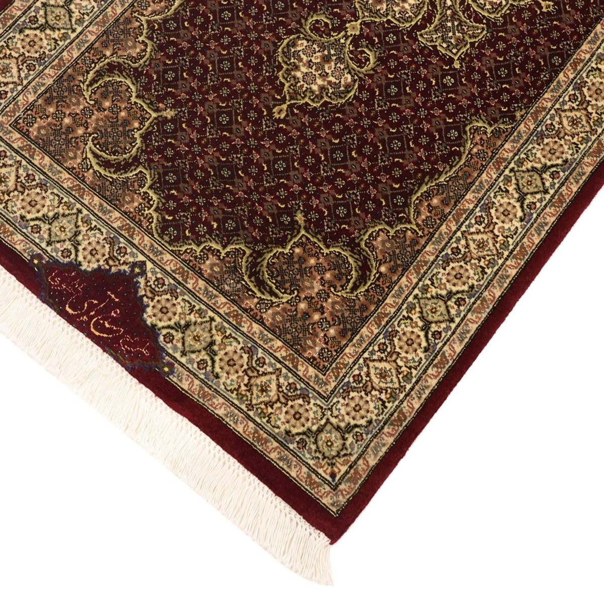 Tapis persan - Tabriz - Royal - Royal - 112 x 59 cm - beige foncé
