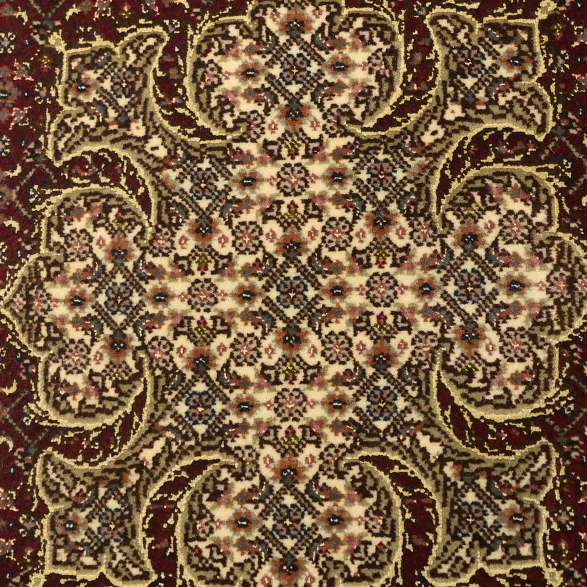 Tapis persan - Tabriz - Royal - Royal - 111 x 57 cm - beige foncé