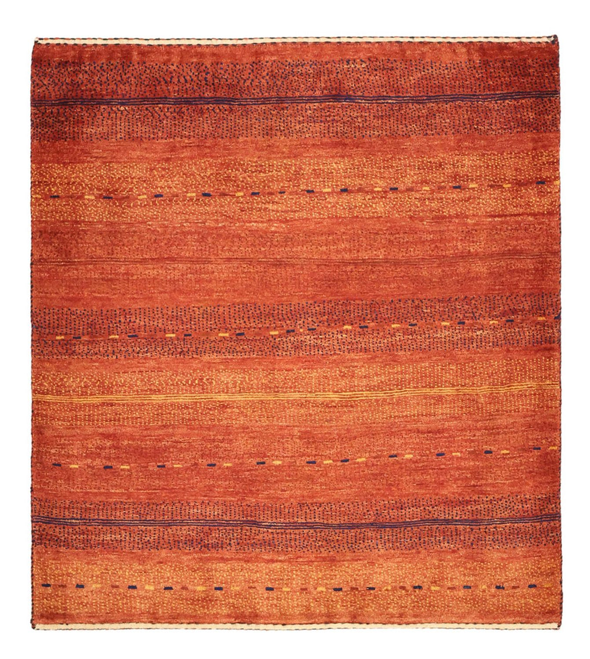 Tapis Gabbeh - Persan Kashkuli - 106 x 96 cm - multicolore