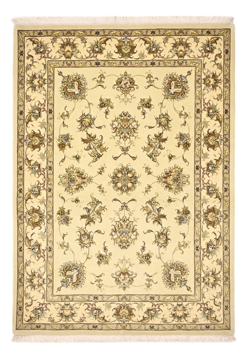 Tapis persan - Tabriz - Royal - 203 x 145 cm - beige