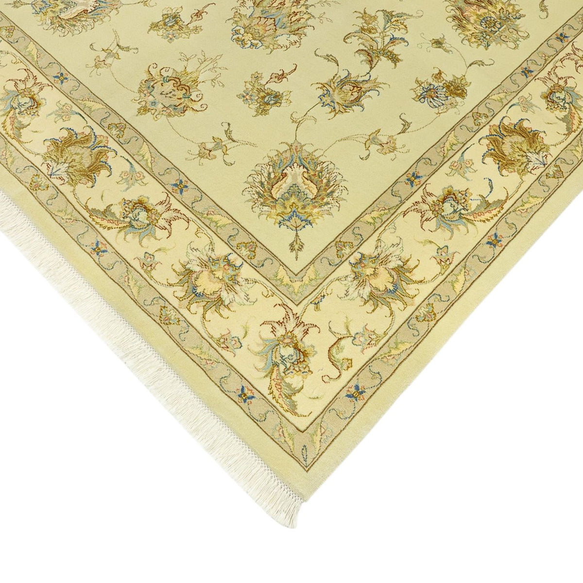 Tapis persan - Tabriz - Royal - 203 x 145 cm - beige