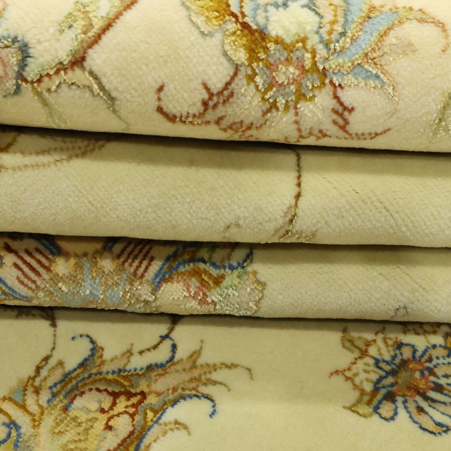 Tapis persan - Tabriz - Royal - 203 x 145 cm - beige