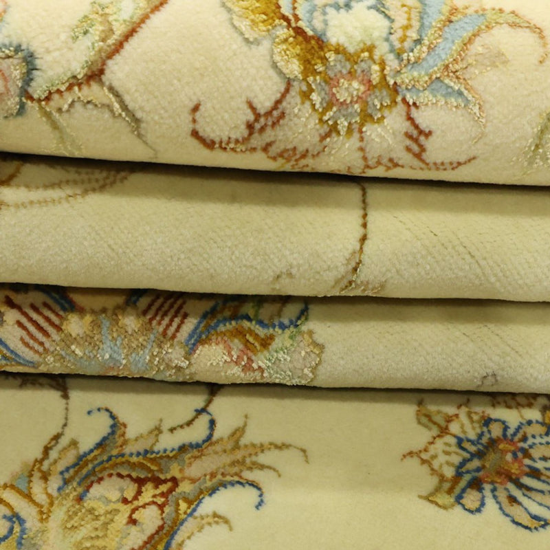 Tapis persan - Tabriz - Royal - 203 x 145 cm - beige