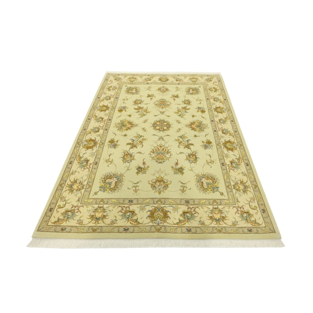 Tapis persan - Tabriz - Royal - 203 x 145 cm - beige