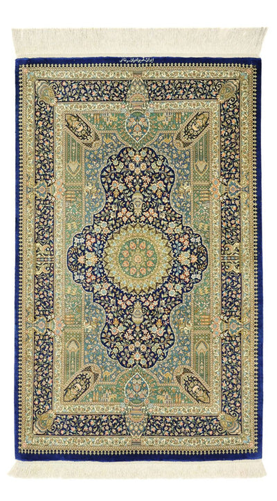 Tapis de Qom Tapis 76x126cm - Tapis persan
