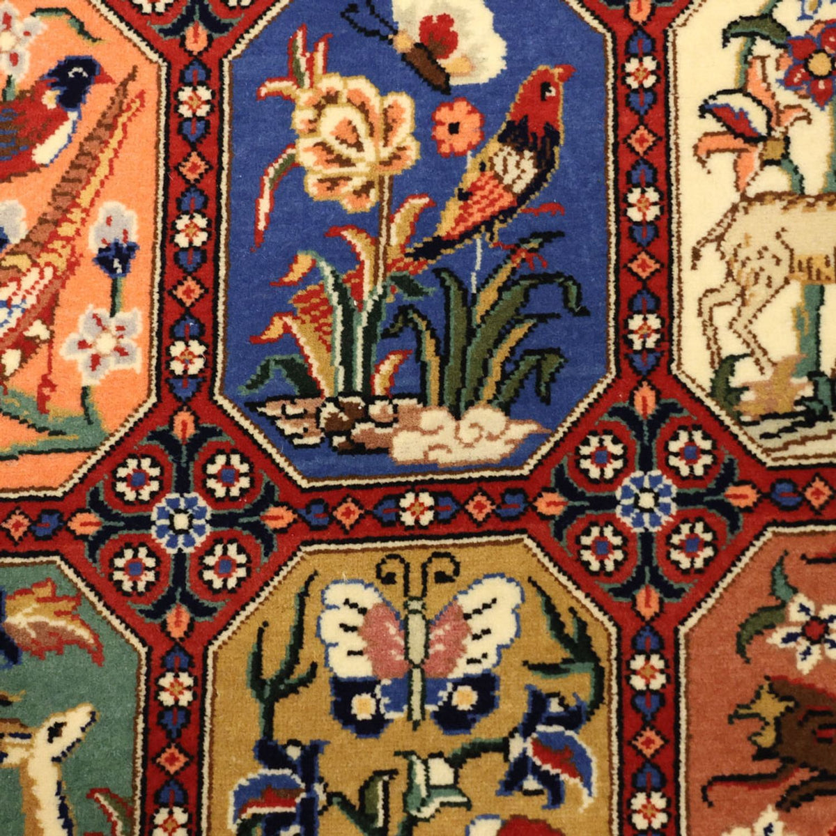 Tapis persan - Ghom - Royal - 114 x 56 cm - multicolore