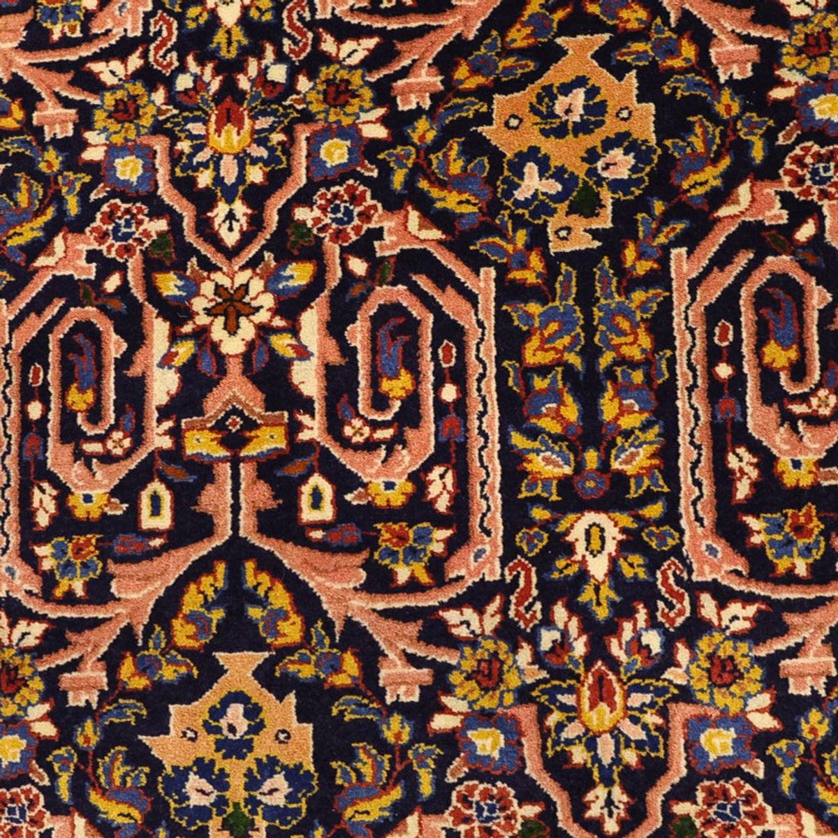 Tapis persan - Classique - 158 x 104 cm - rouge foncé