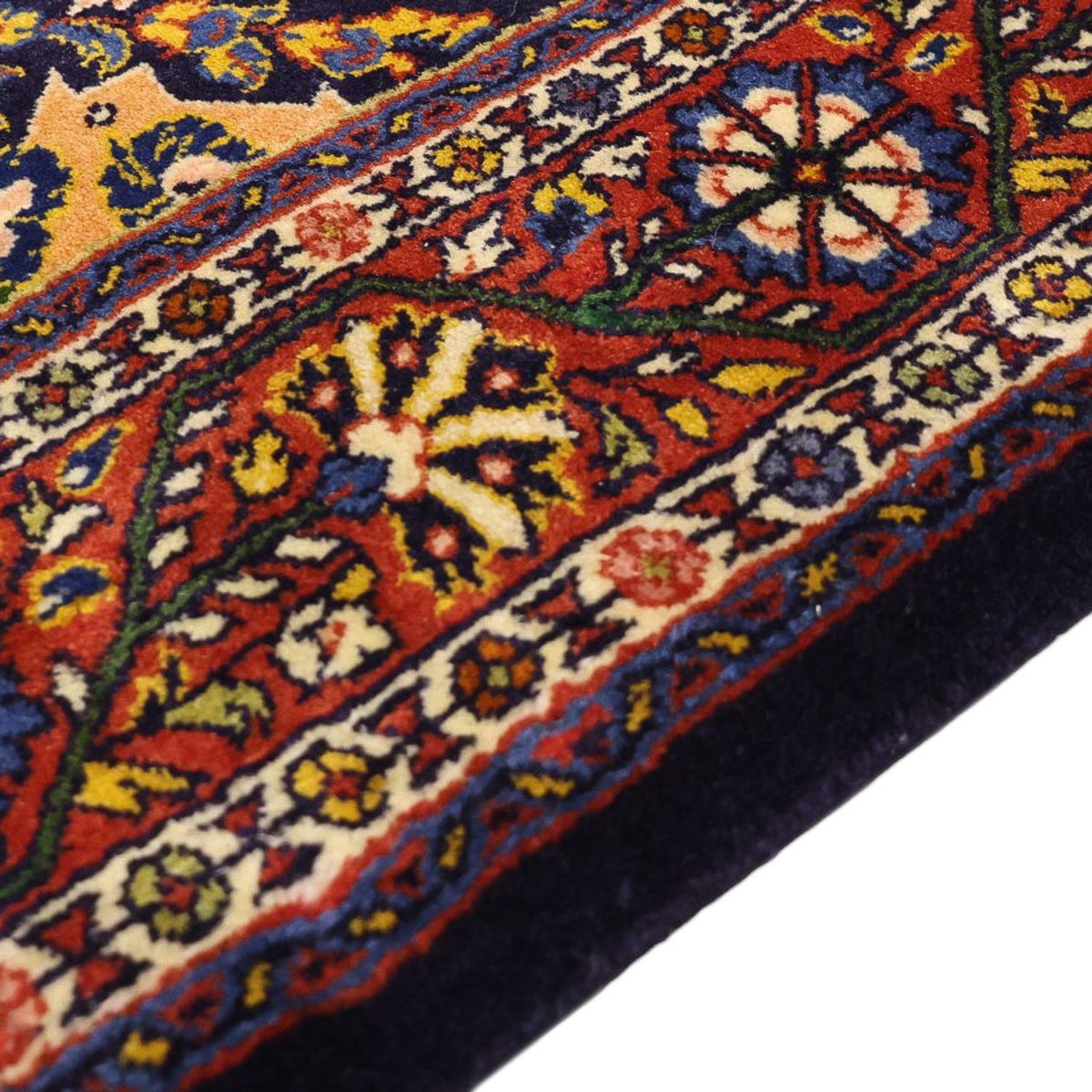 Tapis persan - Classique - 158 x 104 cm - rouge foncé